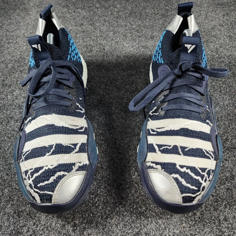 Adidas Trae Young 2.0 Basketball Shoes Mens 10 Navy Blue ID2210 Boost Sneakers